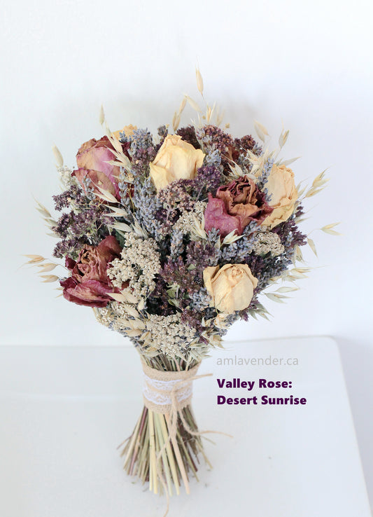 Boutonniere / Corsage : Valley Rose - Desert Sunrise | AM Lavender