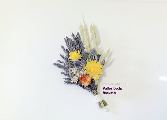 Boutonniere / Corsage : Valley Loch - Autumn | AM Lavender