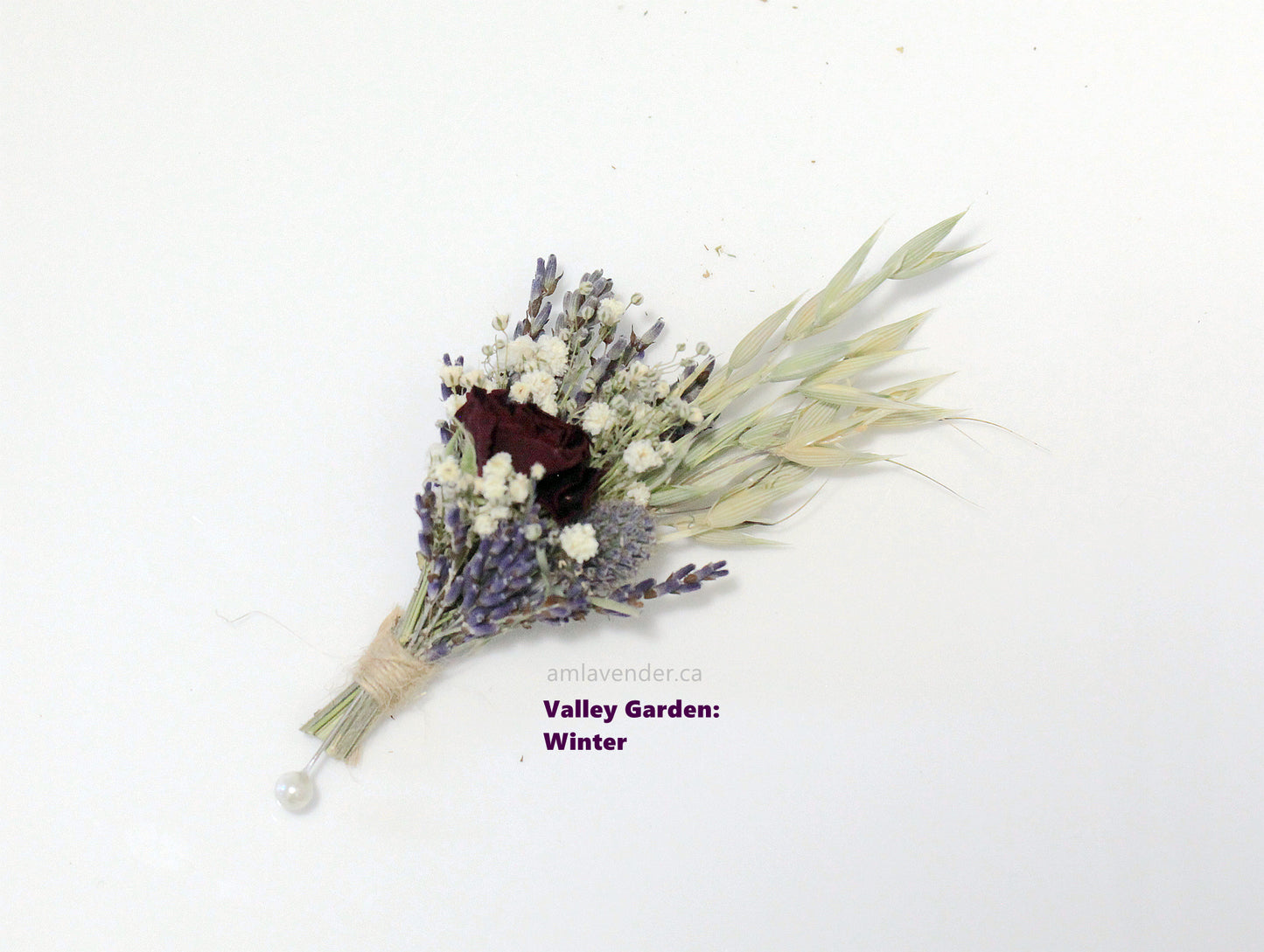 Boutonniere / Corsage : Valley Garden - Winter | AM Lavender