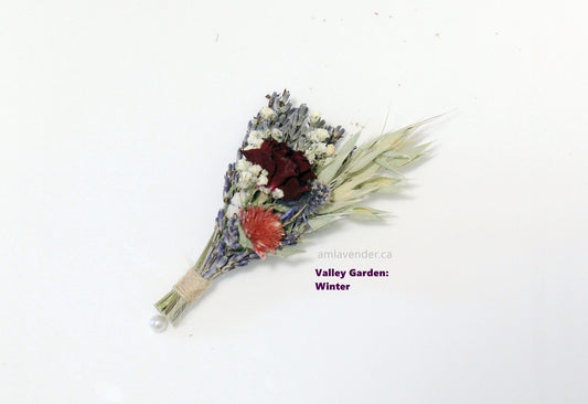 Boutonniere / Corsage : Valley Garden - Winter | AM Lavender