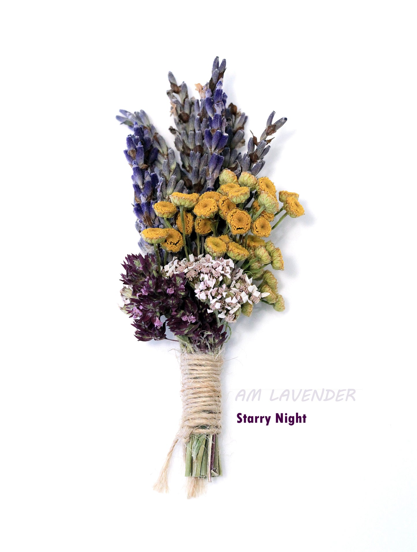 Boutonniere / Corsage : Starry Night | AM Lavender