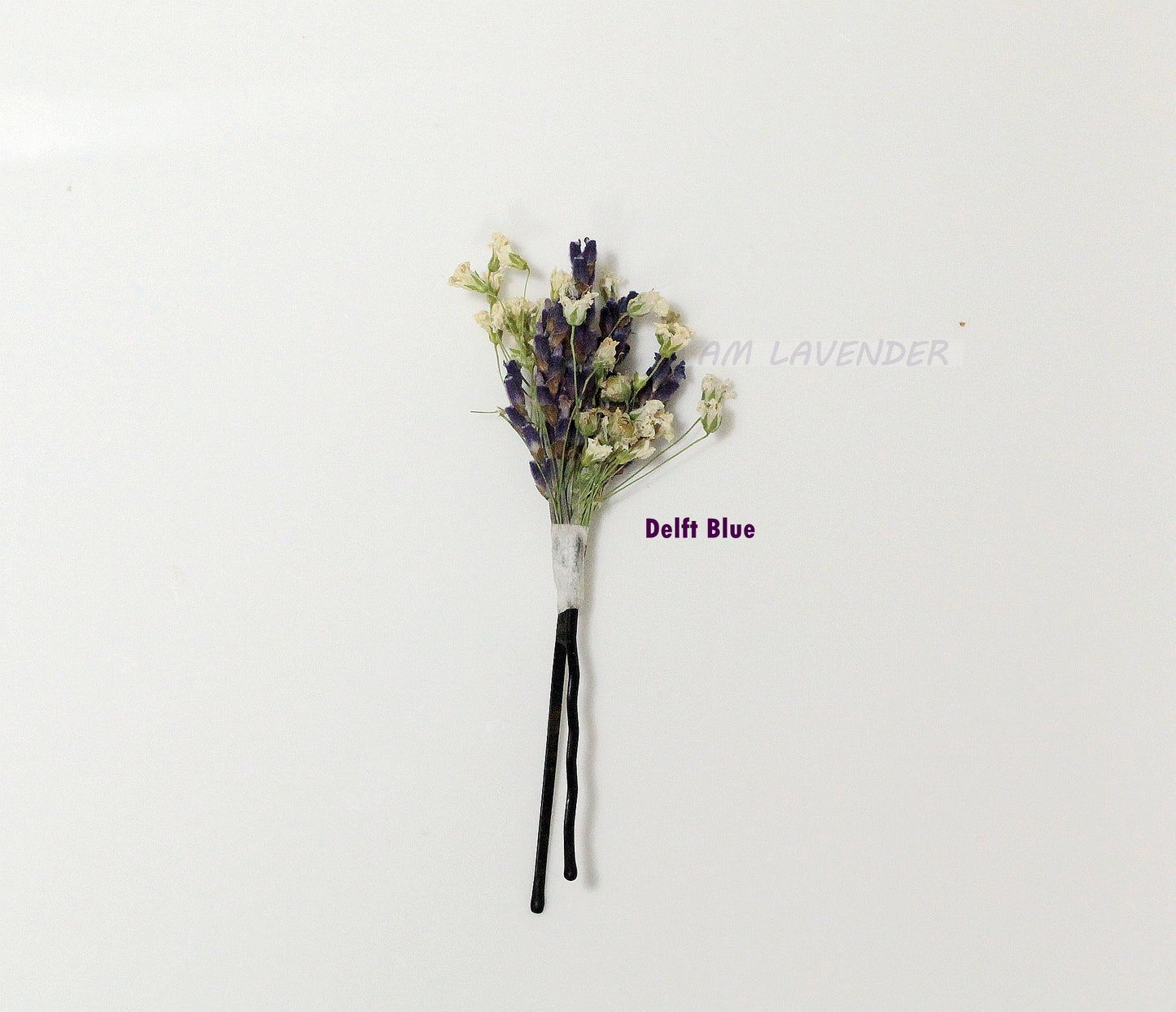Hair Pin : Delft Blue | AM Lavender