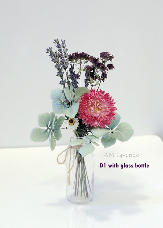 Mini Bouquet with Optional Vase - Design 1 | AM Lavender
