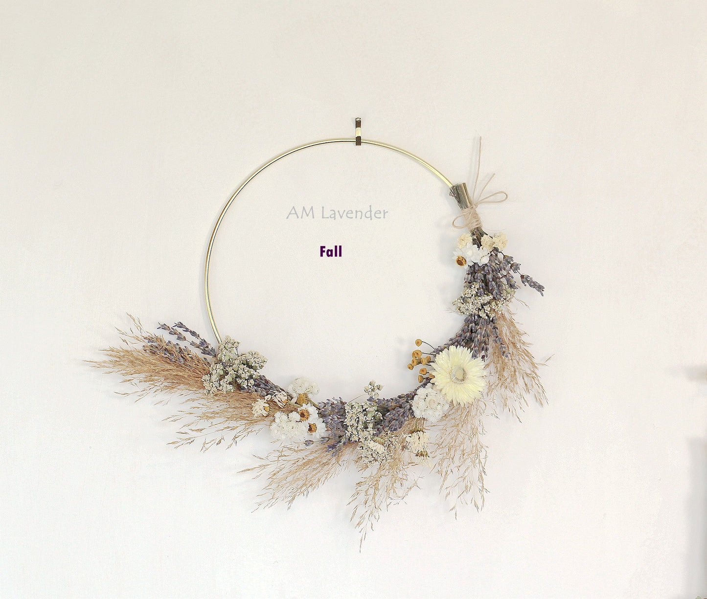 Dried Flower Wreath: Fall | AM Lavender