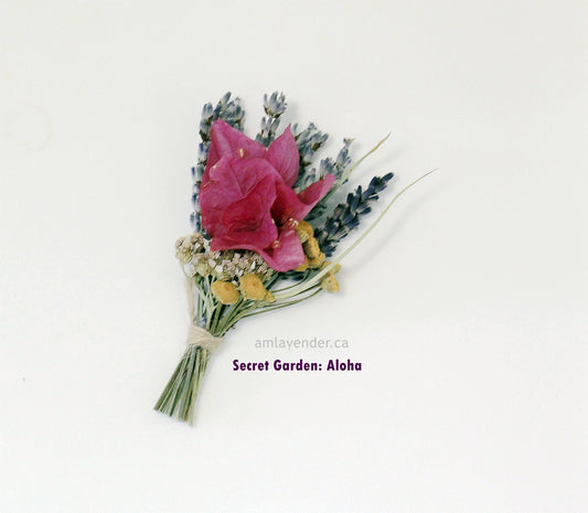 Boutonniere / Corsage : Valley Garden - Aloha | AM Lavender