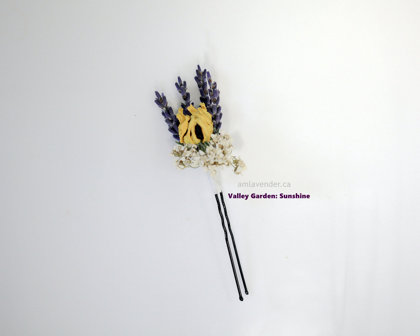 Hair Pin : Valley Garden - Sunshine | AM Lavender