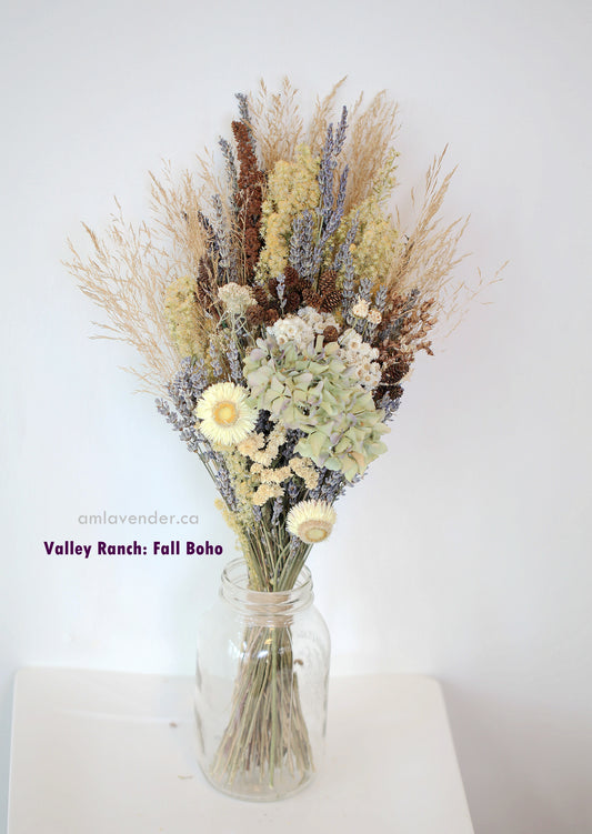 Bouquet - Valley Ranch - Fall Boho | Flat Lay Shape | AM Lavender