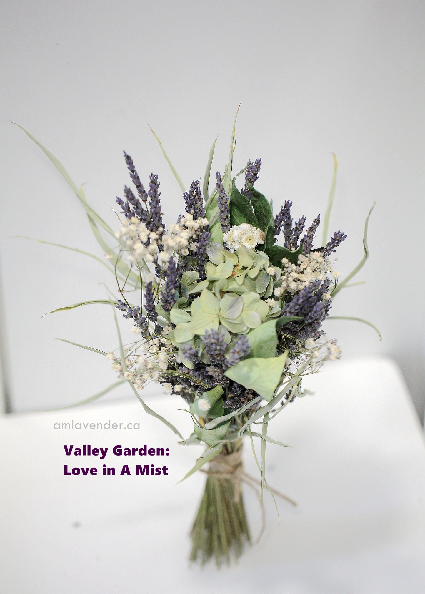 Bouquet: Valley Garden - Love in A Mist | AM Lavender