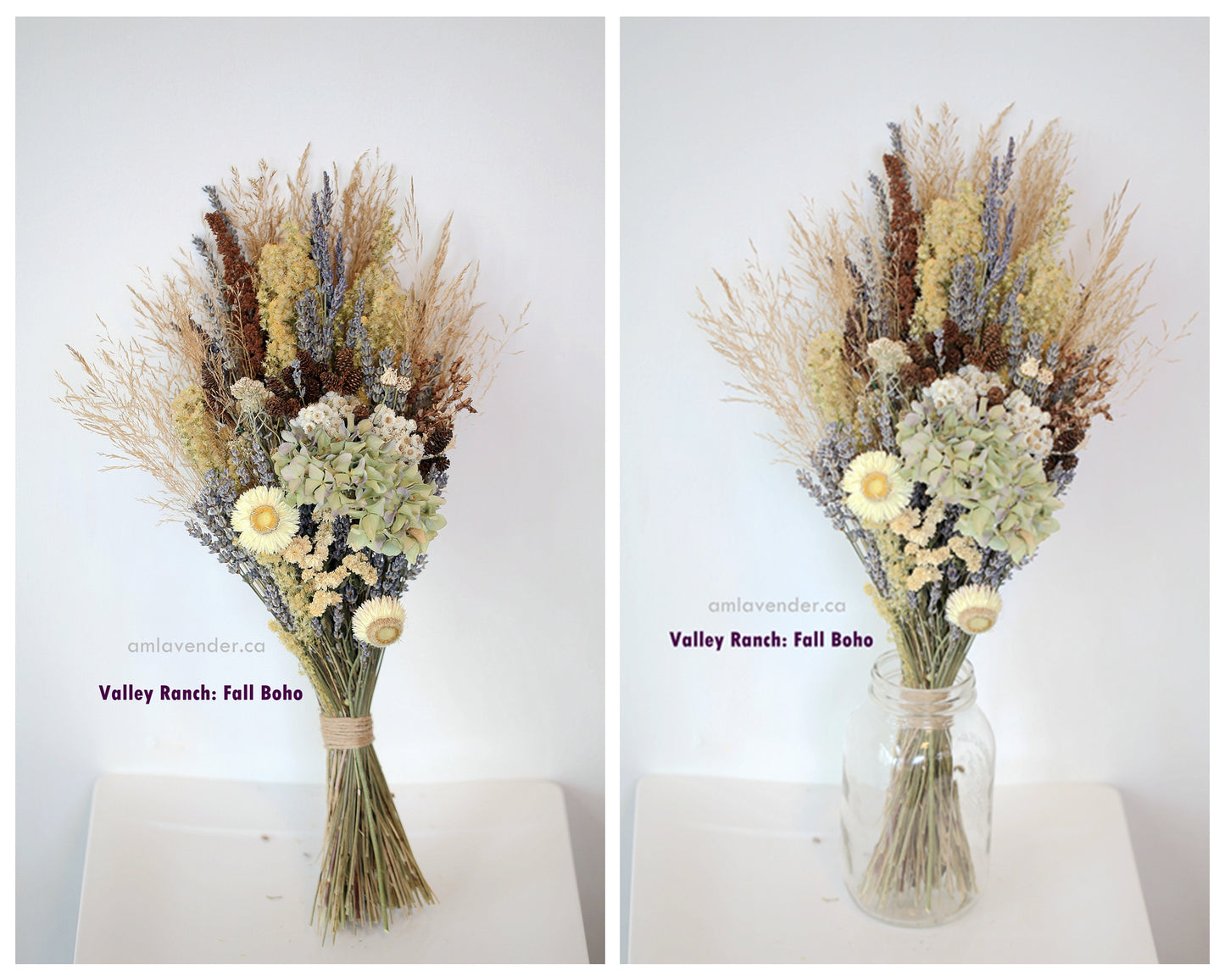 Bouquet - Valley Ranch - Fall Boho | Flat Lay Shape | AM Lavender