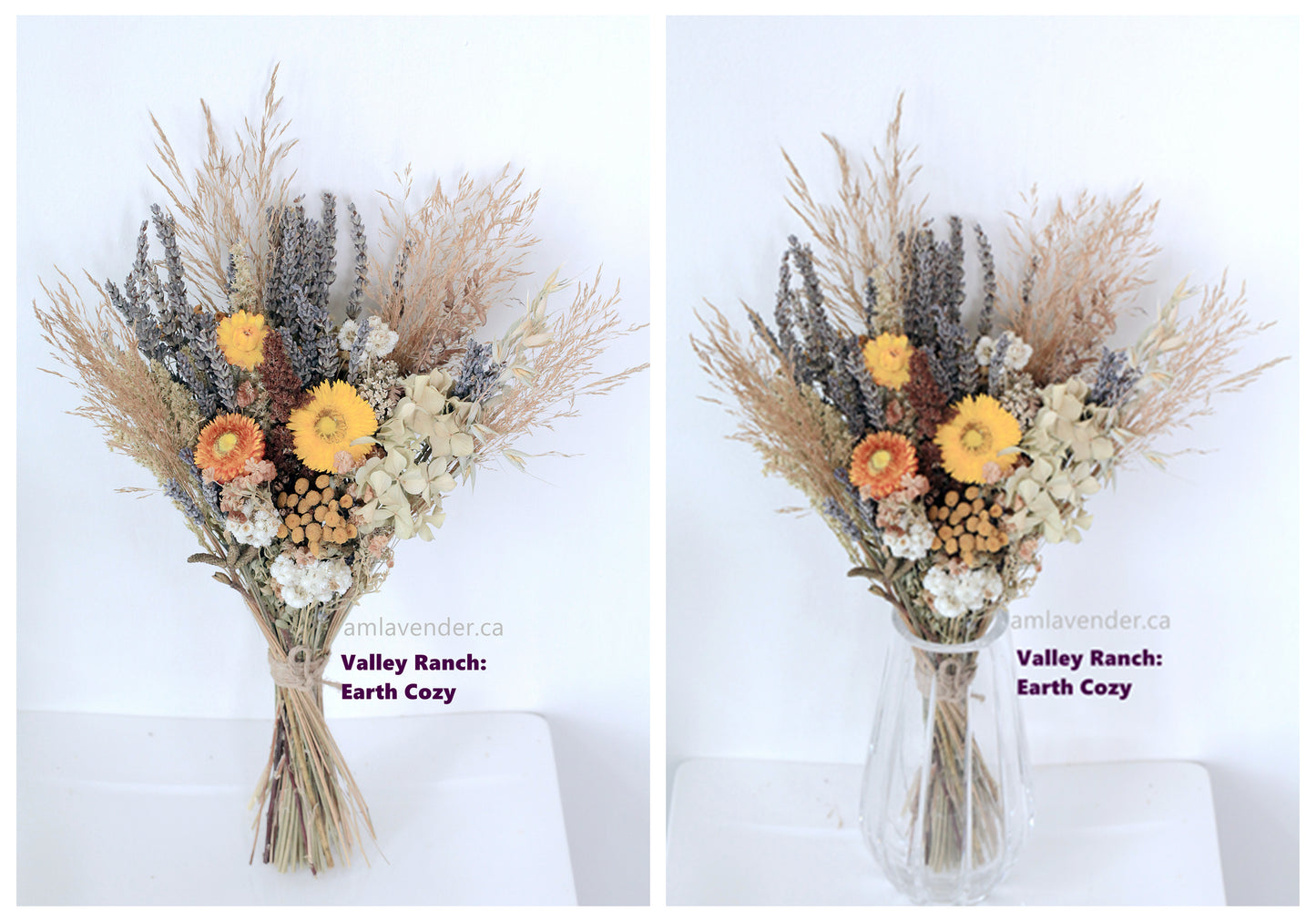 Bouquet - Valley Ranch - Earth Cozy | Flat Lay Shape | AM Lavender