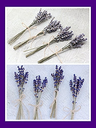 Lavender Napkin Bouquets