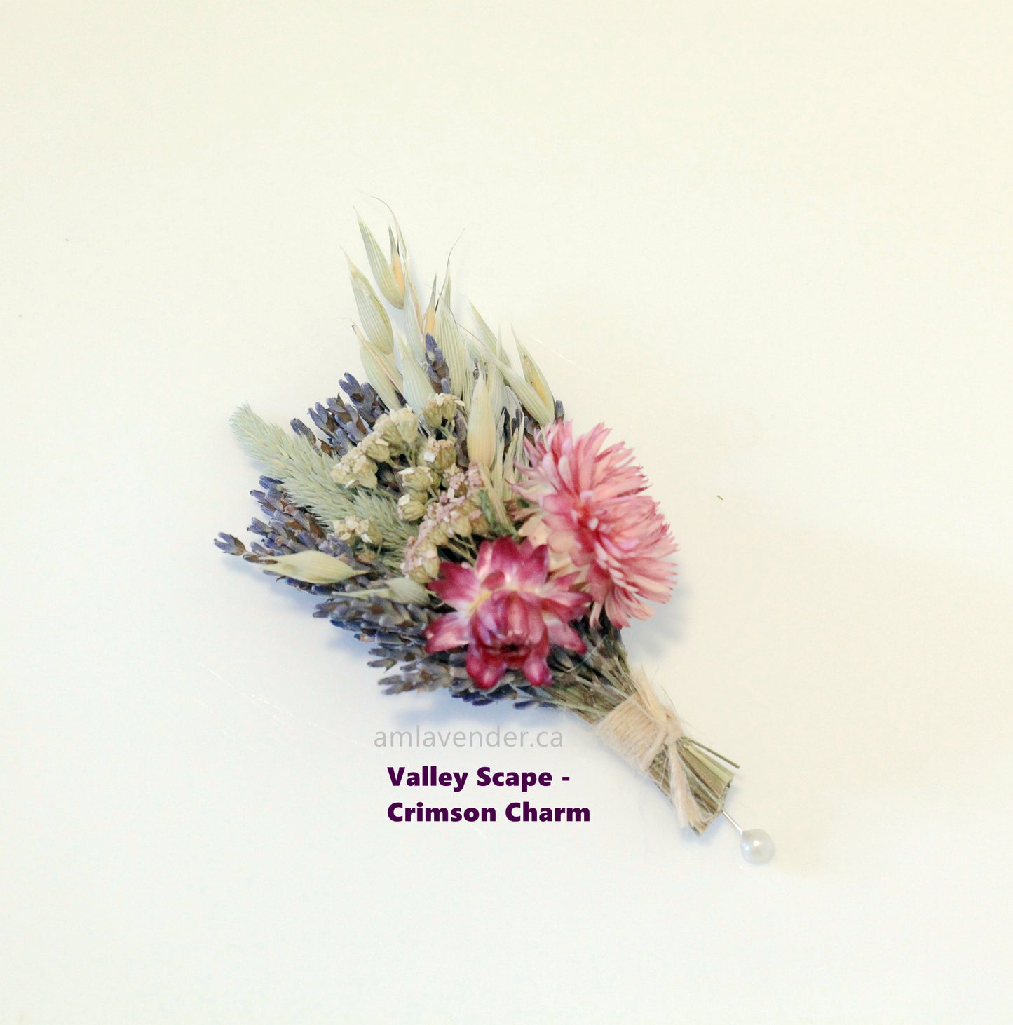 Bouquet: Valley Scape - Crimson Charm | AM Lavender