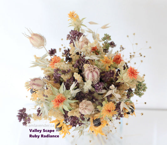 Bouquet - Valley Scape - Ruby Radiance | AM Lavender