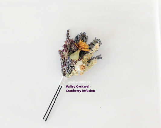 Hair Pin: Valley Orchard - Cranberry Infusion | AM Lavender