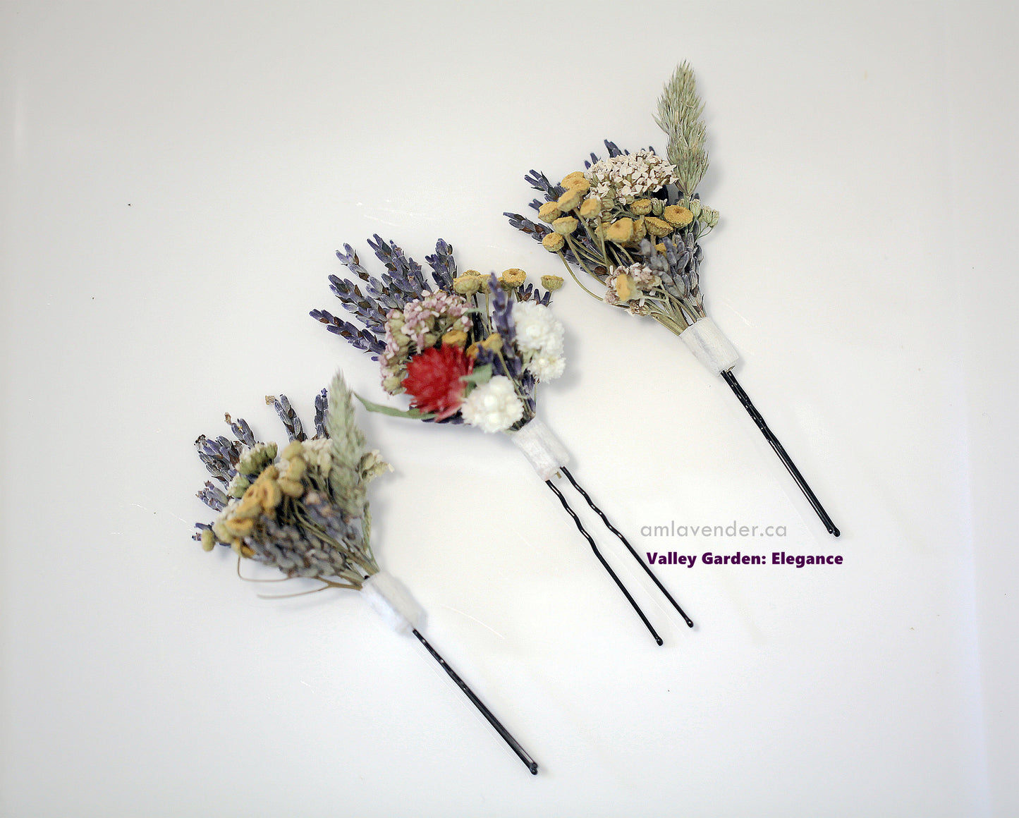 Hair Pin : Valley Garden - Elegance | AM Lavender