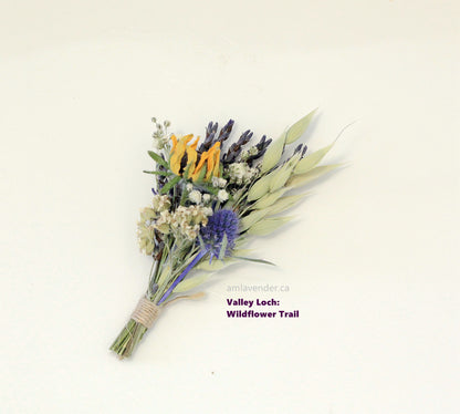 Boutonniere / Corsage : Valley Loch - Wildflower Trail | AM Lavender