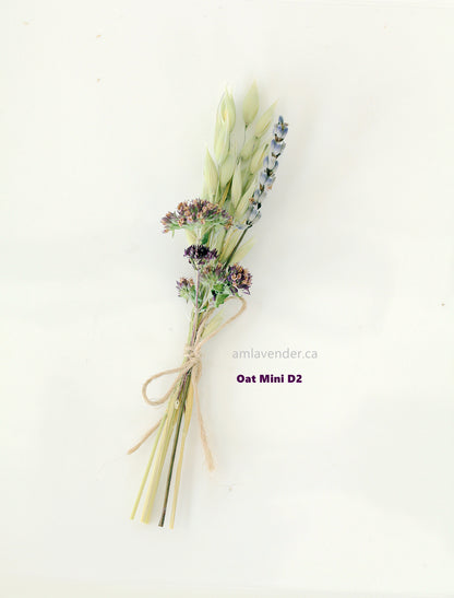 Napkin Bouquet: Oat Mini D2 | AM Lavender