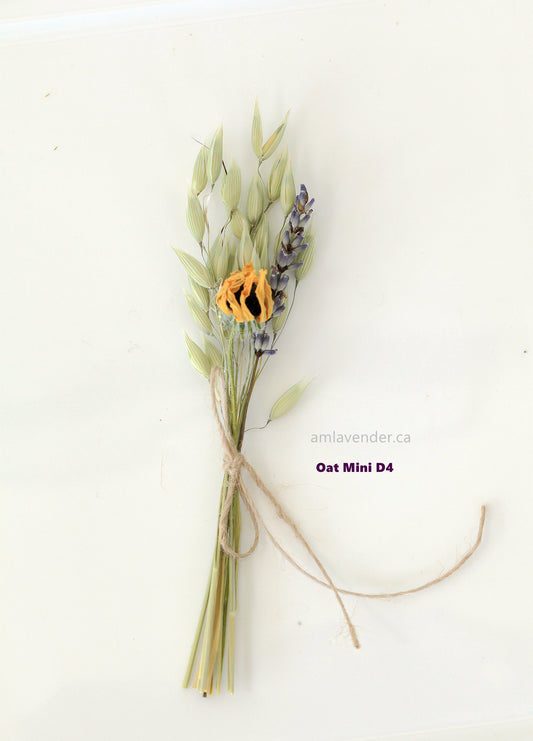 Napkin Bouquet: Oat Mini D4 | AM Lavender