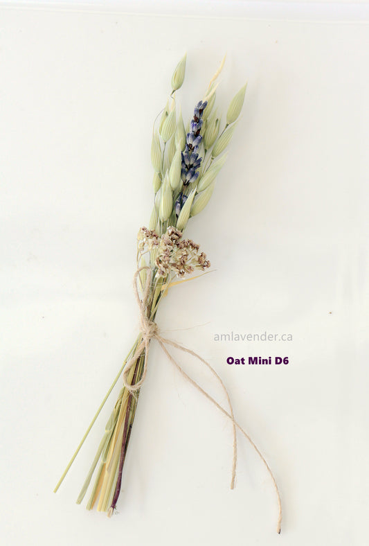 Napkin Bouquet: Oat Mini D6 | AM Lavender