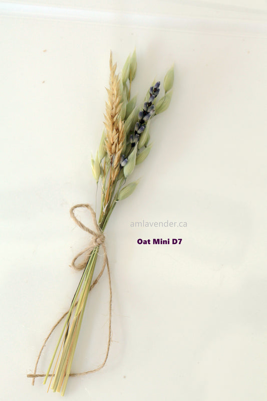 Napkin Bouquet: Oat Mini D7 | AM Lavender