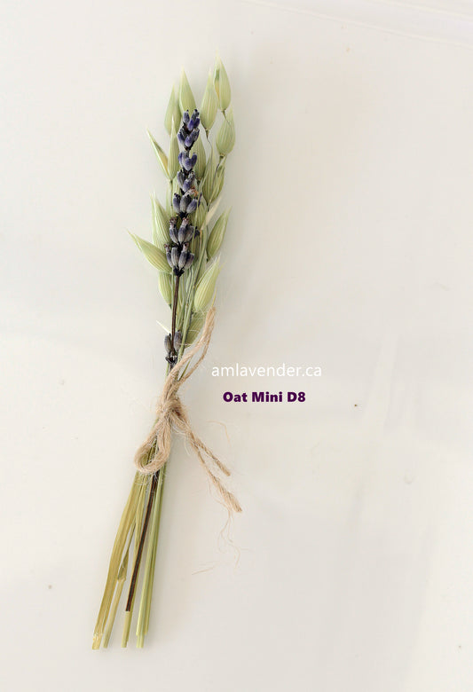 Napkin Bouquet: Oat Mini D8 | AM Lavender