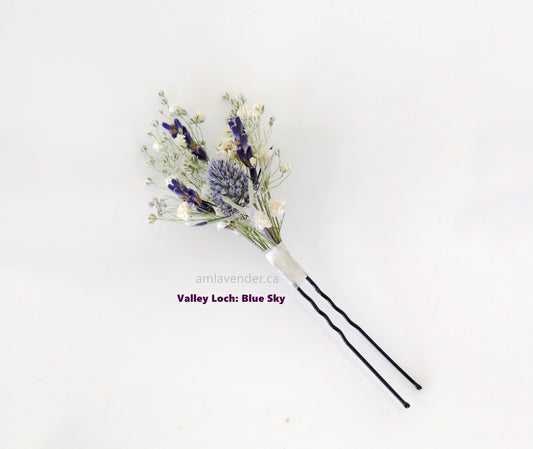 Hair Pin : Valley Loch - Blue Sky | AM Lavender