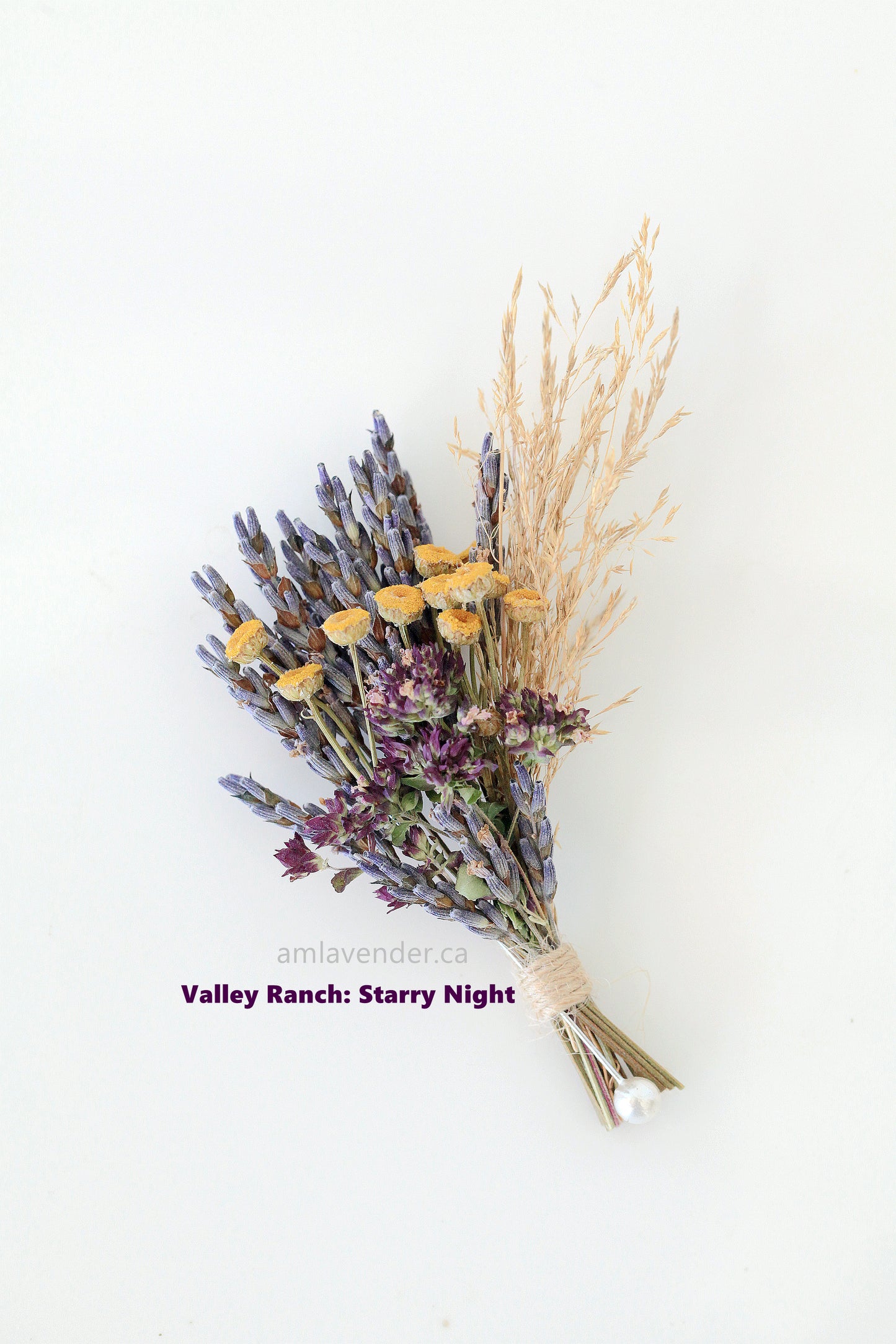 Boutonniere / Corsage : Valley Ranch - Starry Night | AM Lavender