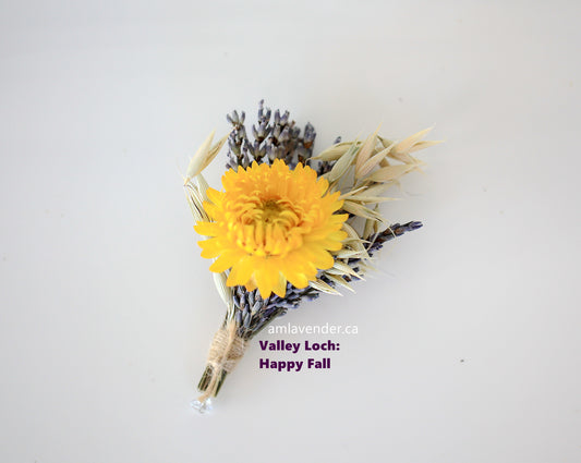 Boutonniere / Corsage : Valley Loch - Happy Fall