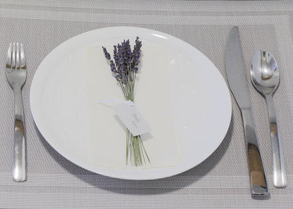 Napkin Bouquet: Oat Mini D7 | AM Lavender