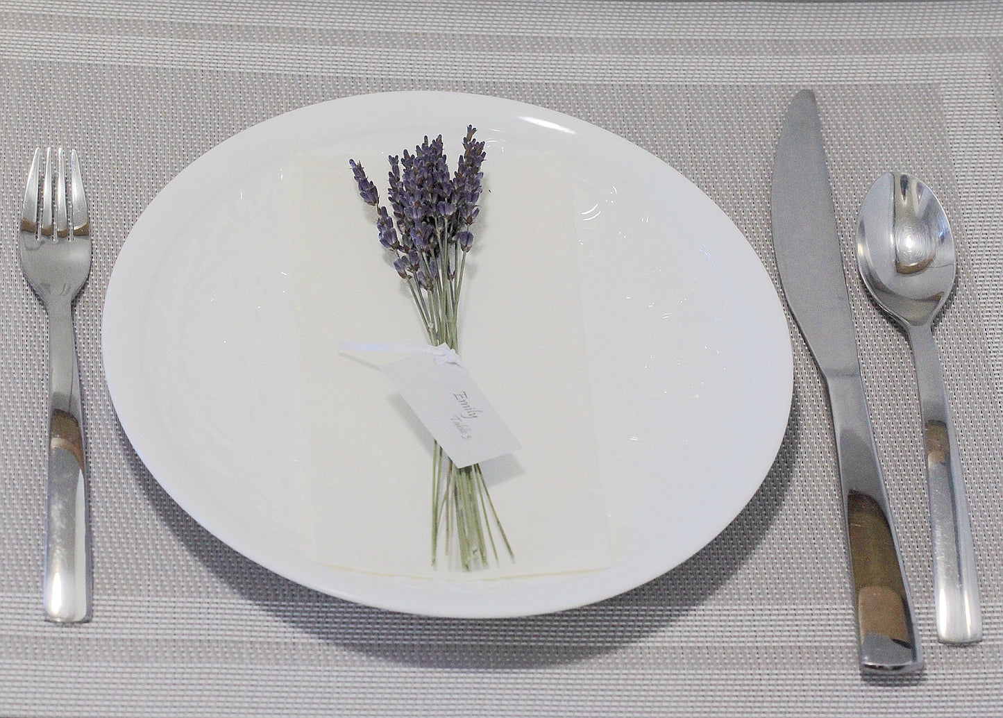 Napkin Bouquet: Lav Mini D13| AM Lavender