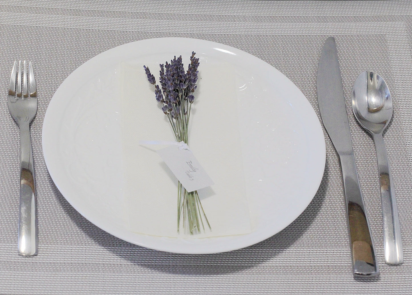 Napkin Bouquet: Oat Mini D10 | AM Lavender