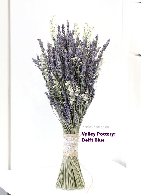 Bouquet: Valley Pottery: Delft Blue | AM Lavender