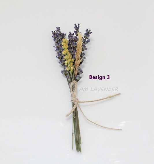 Napkin Bouquet: Lav Mini D3 | AM Lavender