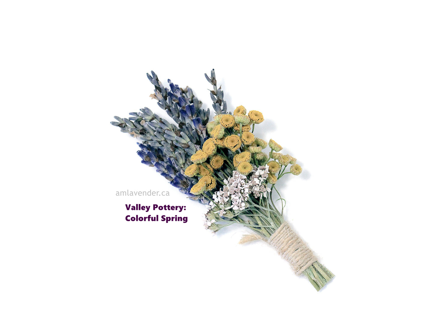 Boutonniere / Corsage : Valley Pottery - Colorful Spring | AM Lavender