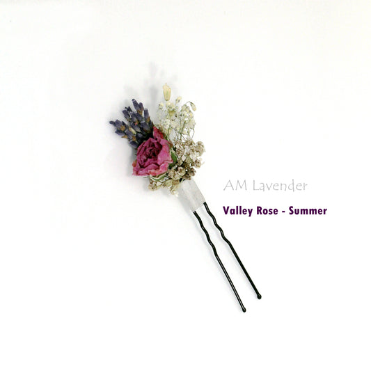Hair Pin : Valley Rose - Summer | AM Lavender