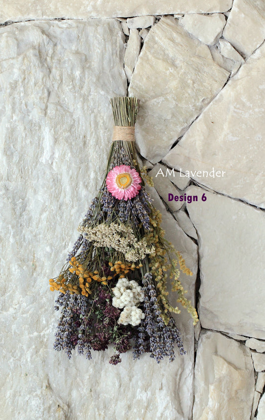 Dried Flower Hanger: Design 6 | AM Lavender