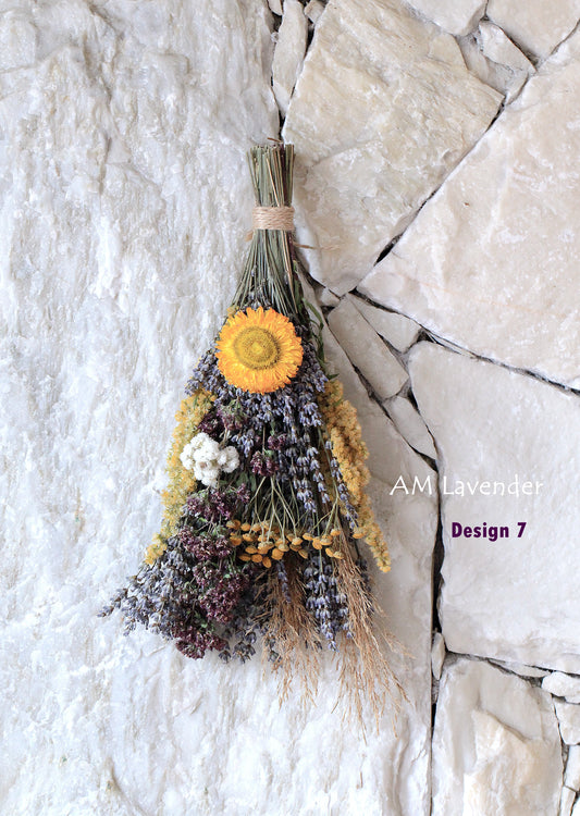 Dried Flower Hanger: Design 7 | AM Lavender