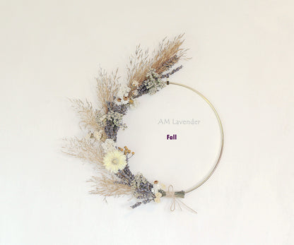 Dried Flower Wreath: Fall | AM Lavender