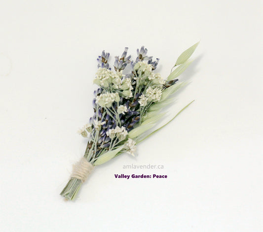 Boutonniere / Corsage : Valley Garden - Peace | AM Lavender
