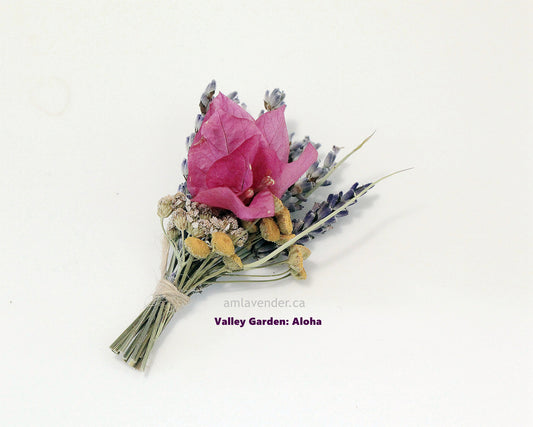 Boutonniere / Corsage : Valley Garden - Aloha | AM Lavender