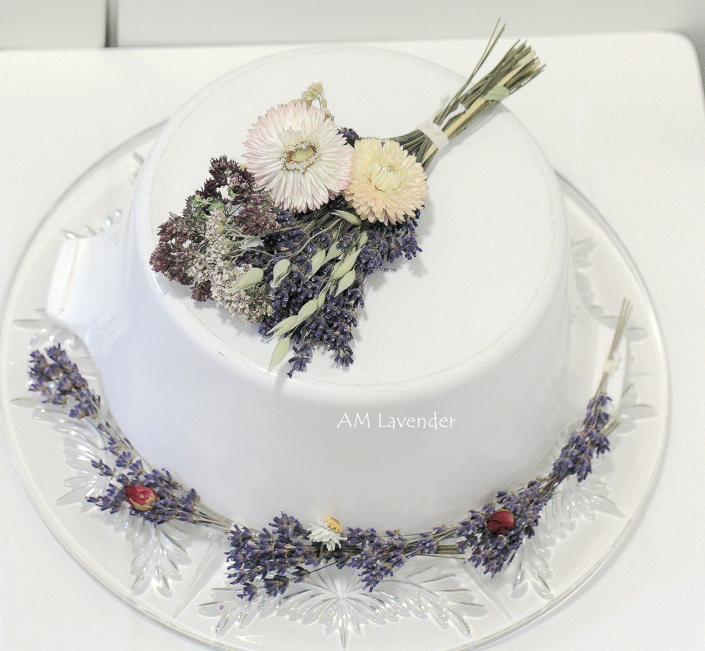 Cake Flower : Green Line | AM Lavender