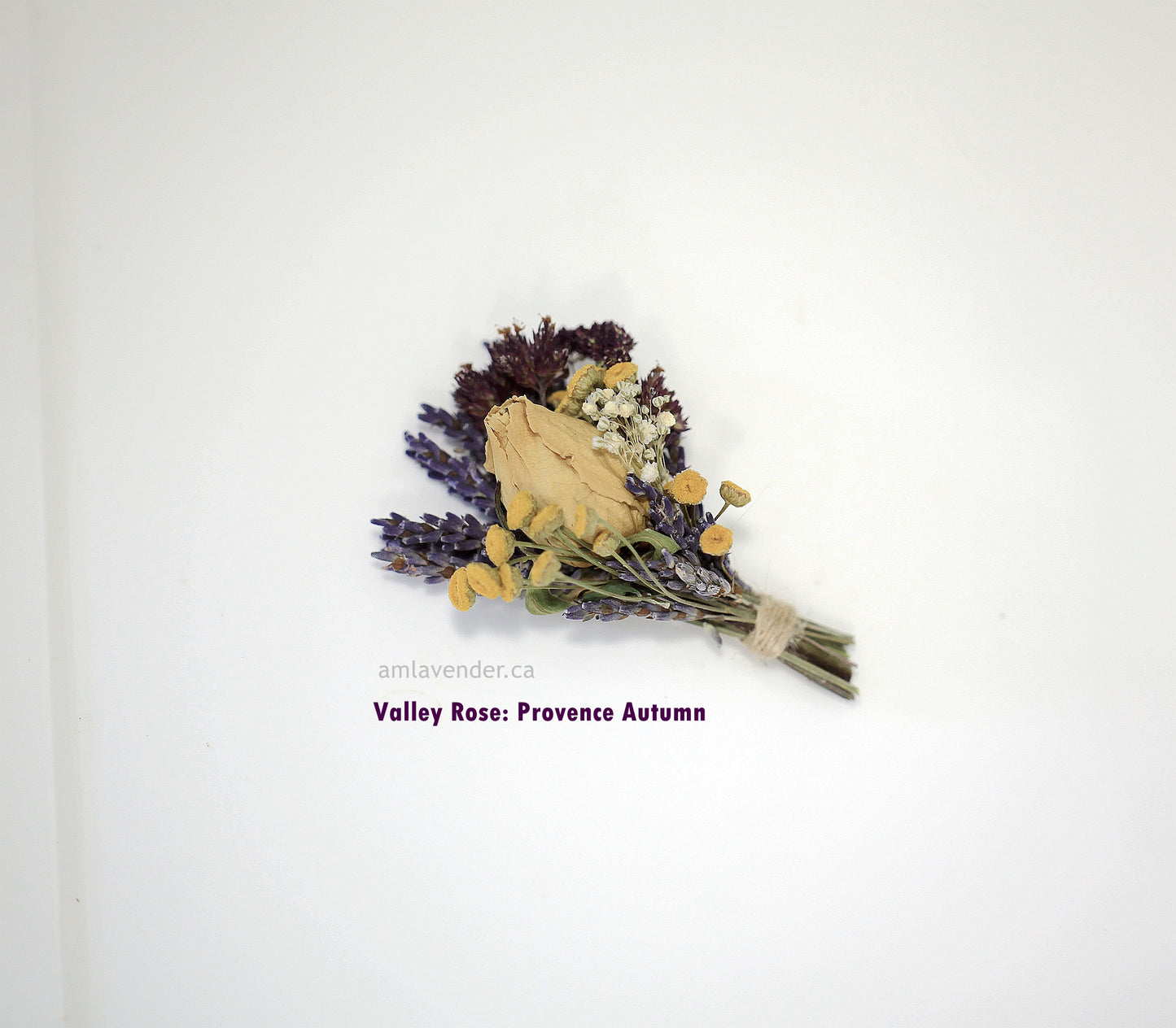 Boutonniere / Corsage : Valley Rose - Provence Autumn | AM Lavender