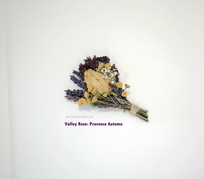 Boutonniere / Corsage : Valley Rose - Provence Autumn | AM Lavender