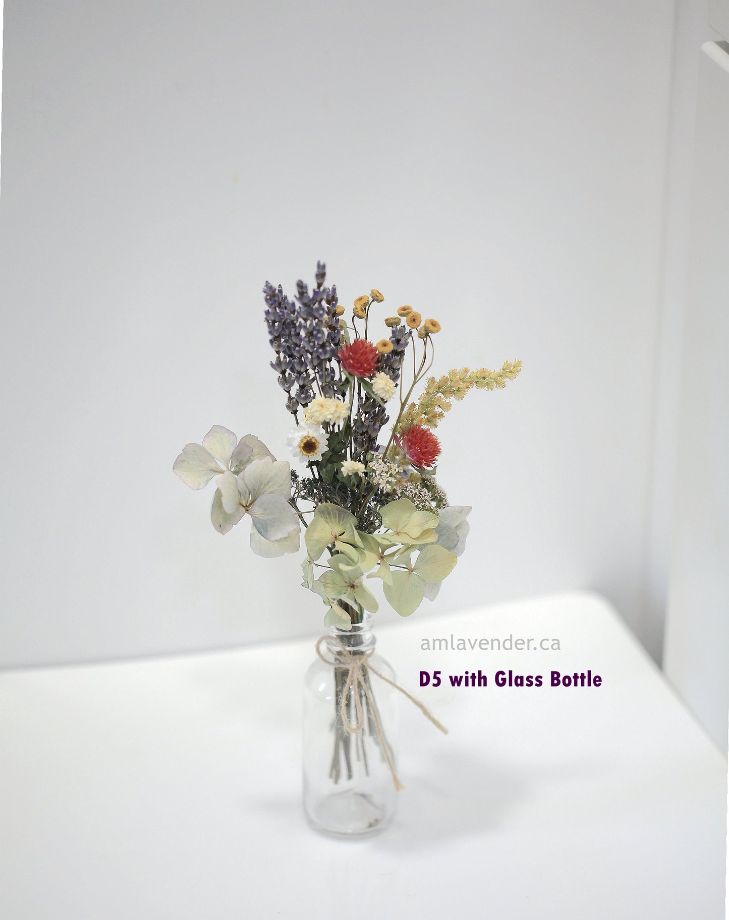 Mini Bouquet with Optional Vase - Design 5 | AM Lavender