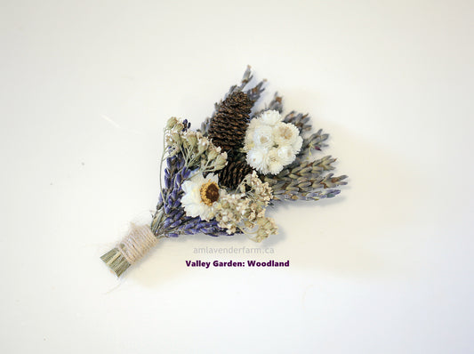 Boutonniere / Corsage : Valley Garden - Woodland | AM Lavender