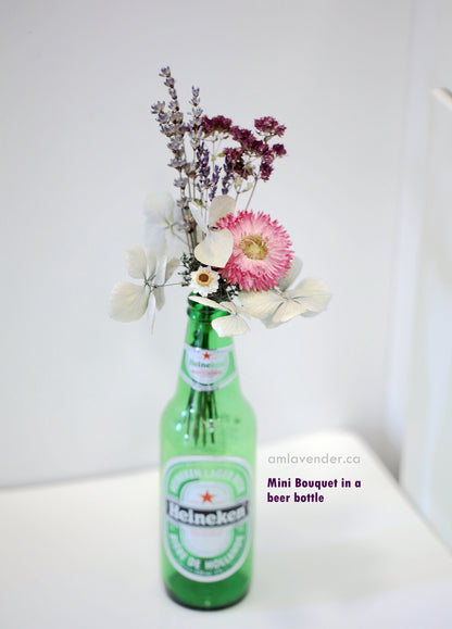 Mini Bouquet with Optional Vase - Design 1 | AM Lavender
