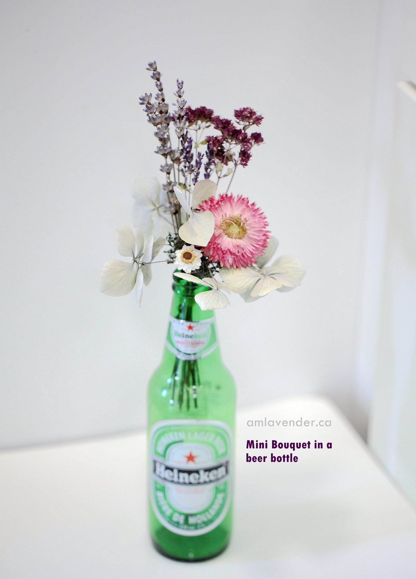 Mini Bouquet with Optional Vase - Design 5 | AM Lavender