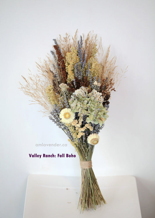 Bouquet - Valley Ranch - Fall Boho | Flat Lay Shape | AM Lavender