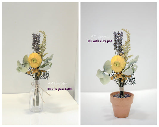 Mini Bouquet with Optional Vase - Design 3 | AM Lavender