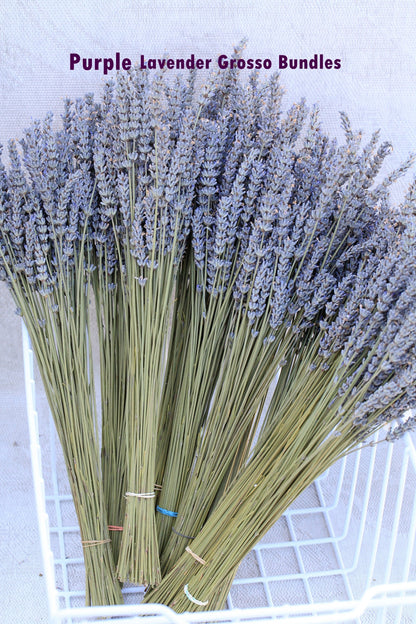 250/500/750/1000/1500/2000 Stems of Dried Organic French Lavender